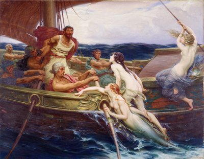 Ulysses और सायरन द्वारा Herbert James Draper